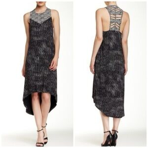 RVCA Lilliana High Low Dress with Cut-outs in back - Size Small